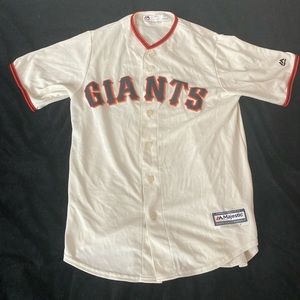 White and orange cream San Francisco Giants T-shirt